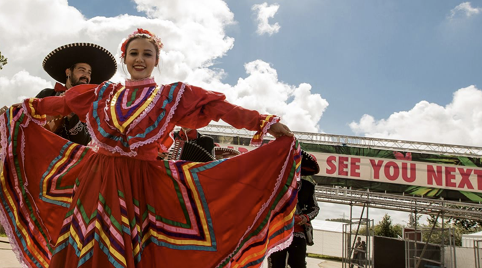 Mexicaanse showdansgroep