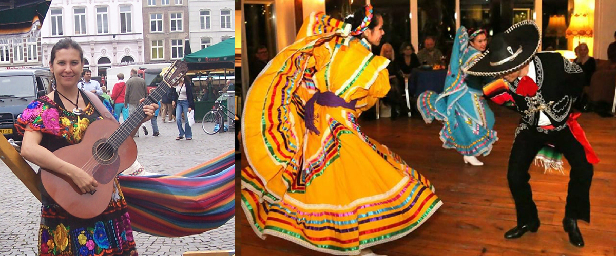 Mexicaanse showdansgroep