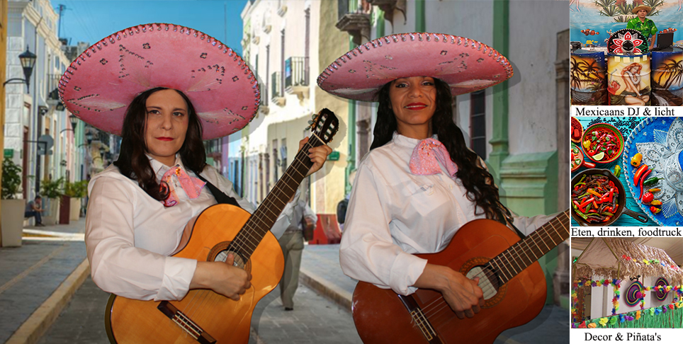 Mariachi orkest en danseressen